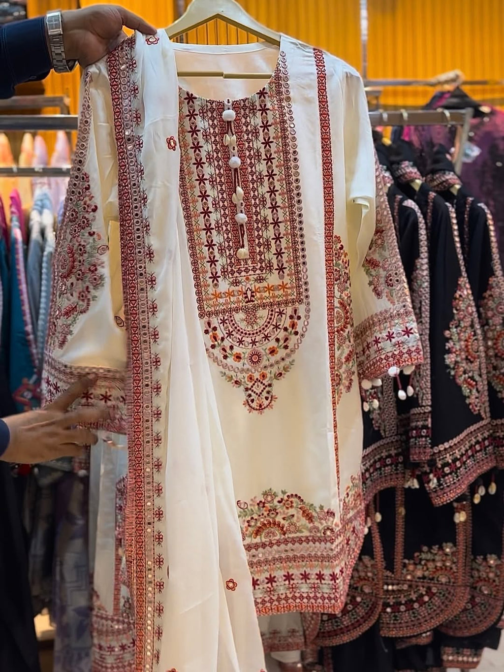 Premium 3-Piece Embroidered Lawn Suit