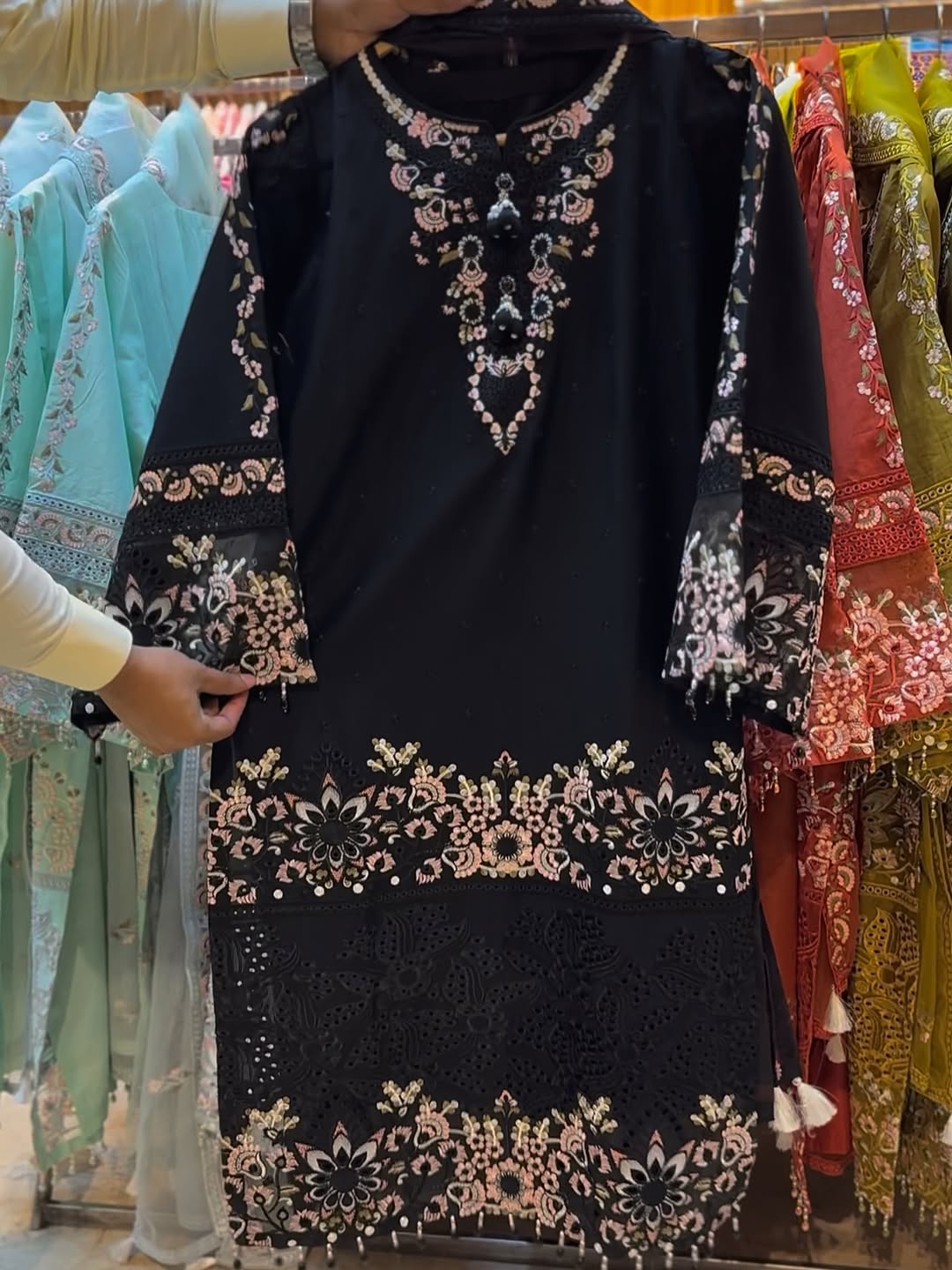 DHANI 3PCS Stitch Eid collection