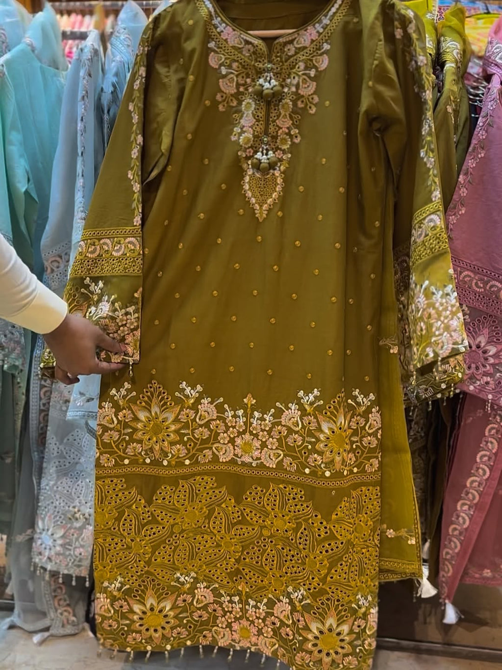 DHANI 3PCS Stitch Eid collection