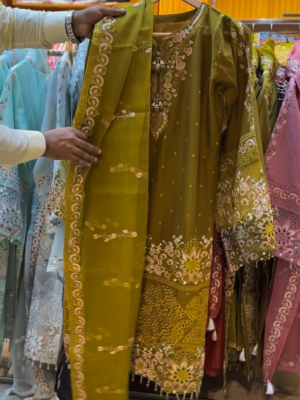 DHANI 3PCS Stitch Eid collection