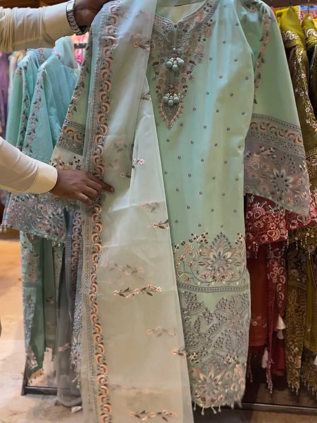 DHANI 3PCS Stitch Eid collection