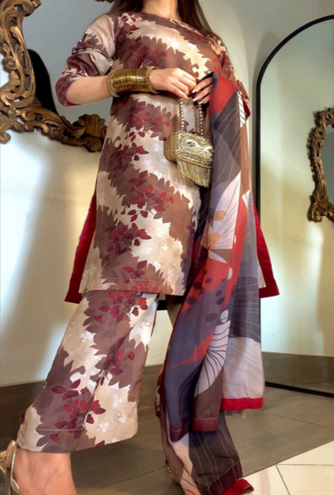 DHANI DIGITAL PRINTED SWISS LAWN 3pcs