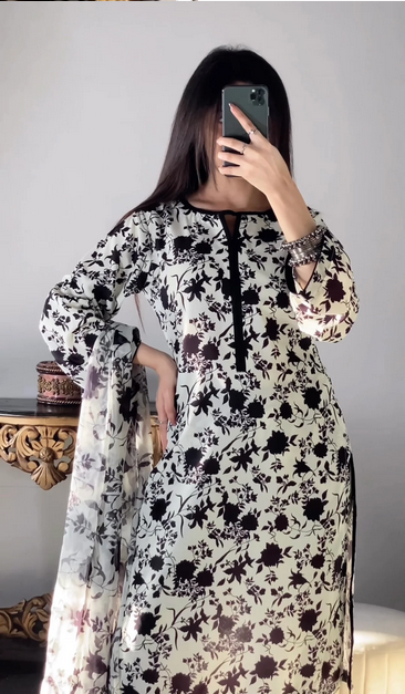 DHANI DIGITAL PRINTED SWISS LAWN 3pcs