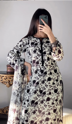 DHANI DIGITAL PRINTED SWISS LAWN 3pcs