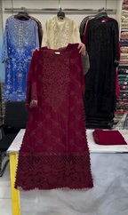 DHANI Eid Embroidered Premium Dress 3PCS