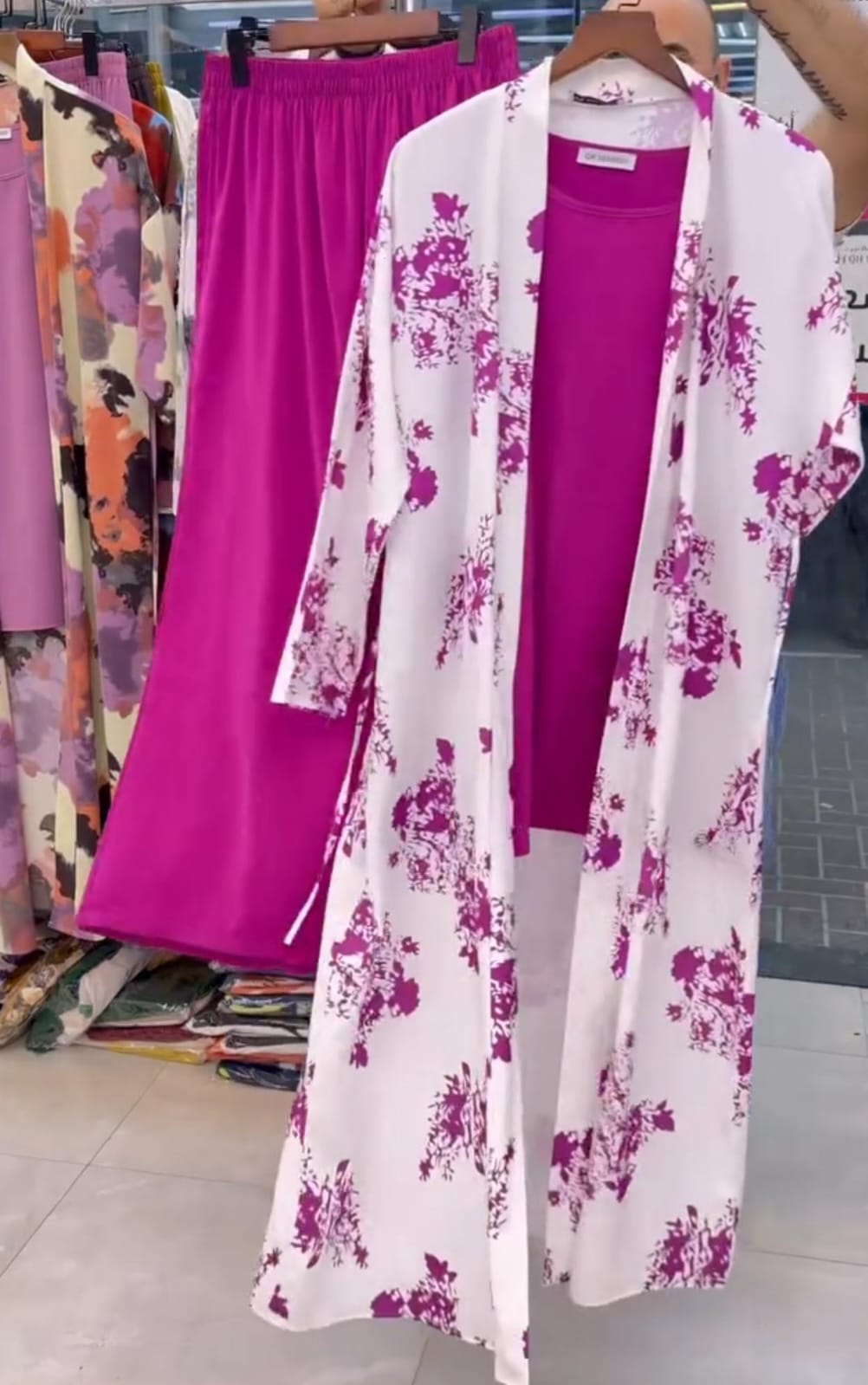 Summer Collection Long Shrug with Inner &amp; Plazo