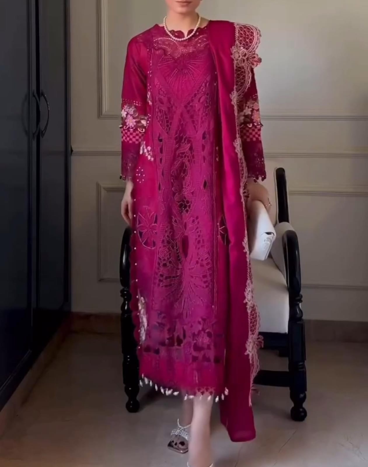 New Collection Women Embroidered 3PCS Suit💖