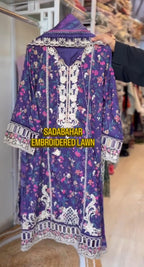 Elegant Spring Embroidered 3PC Suit 💫