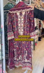 Elegant Spring Embroidered 3PC Suit 💫