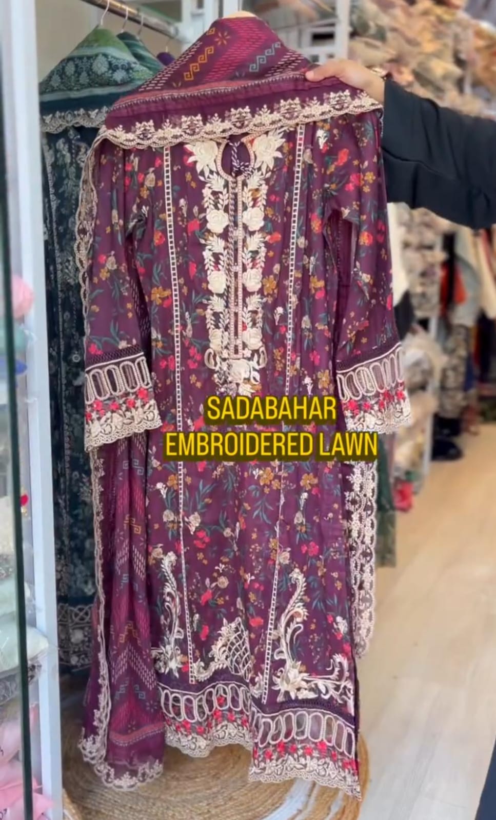 Elegant Spring Embroidered 3PC Suit 💫