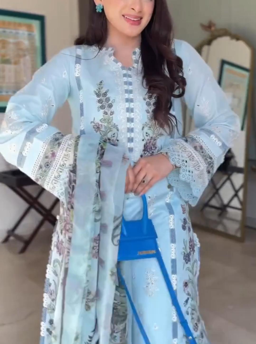 Premium Embroidered 3PCS Suit 🌸