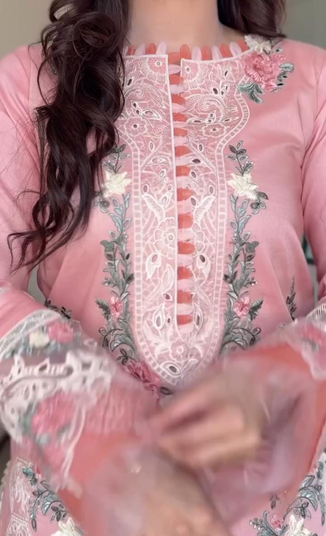 Premium Embroidered 3PCS Suit 🌸
