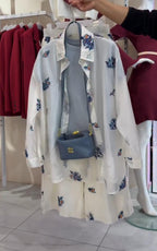 EMBROIDERY SHIRT WITH PLAZO & INNER 🌼