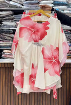 Elegant Floral Kaftan 3PCS Set