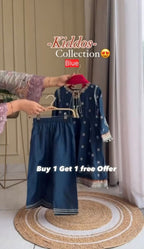Buy1 Get1 Free Kids Fancy 3PCS Dress Set