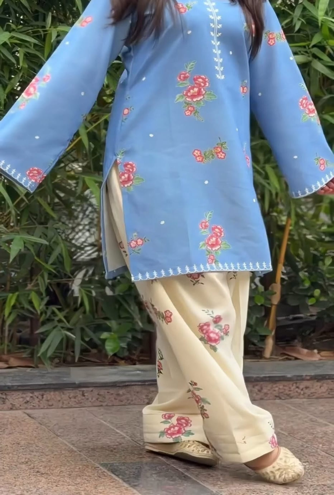 BUY 1 GET 1 FREE – Women Printed Summer 2PCS Suit