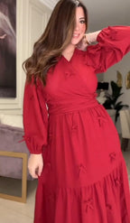 Bow Detail Skirt & Shirt Co-Ord Set