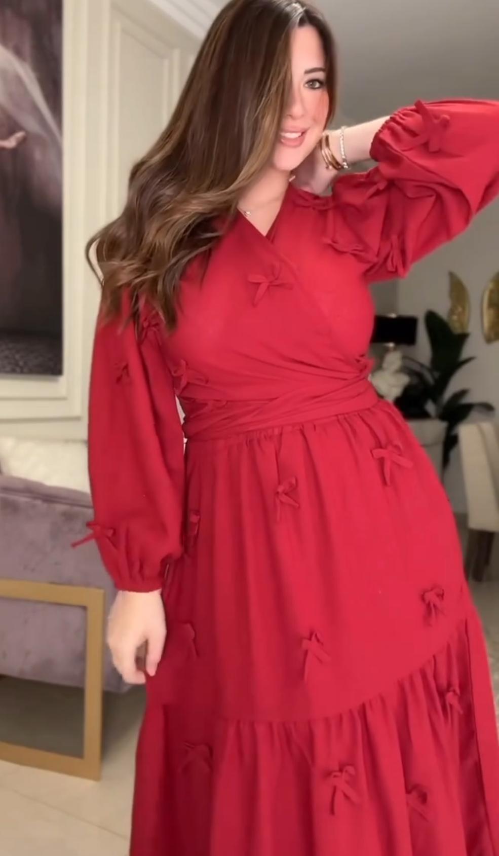Bow Detail Skirt & Shirt Co-Ord Set