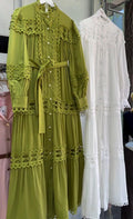 Women Premium Lace Maxi Dress