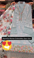 Beautiful Women Embroidery 3PCS Suit&nbsp;