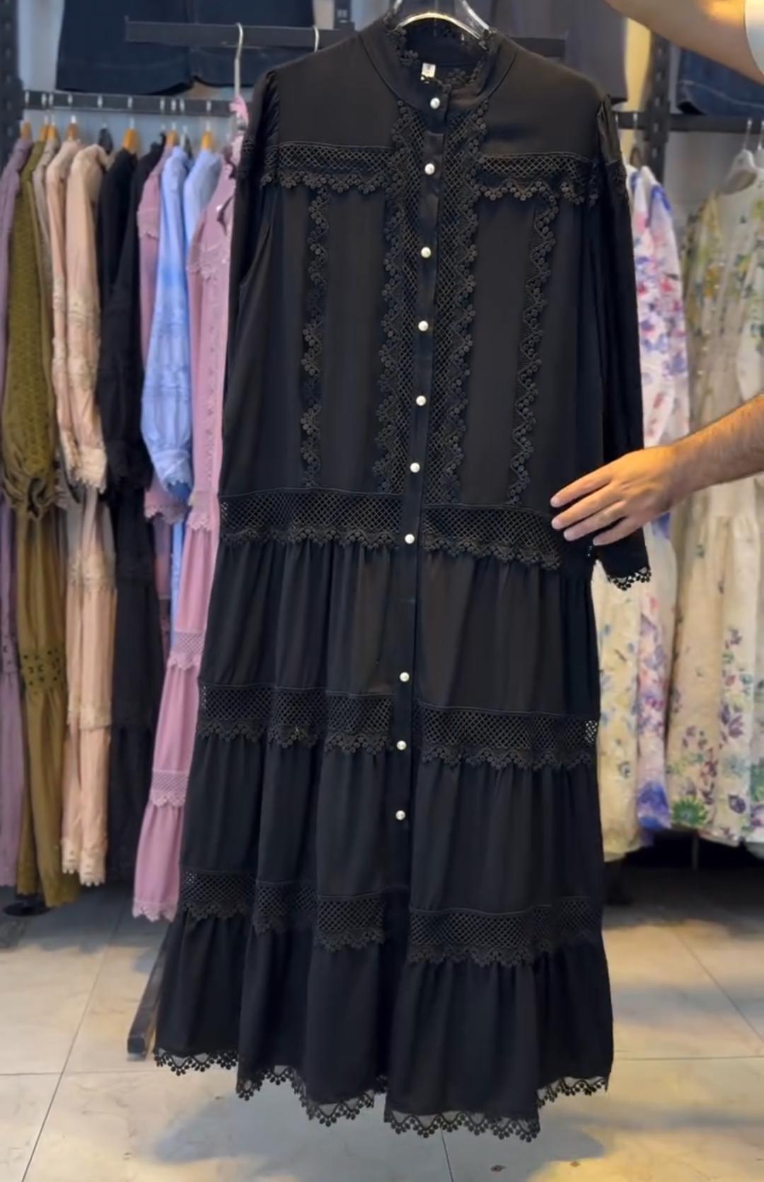 Women Premium Lace Maxi Dress