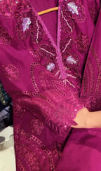 Luxury Embroidered 3 Piece Suit