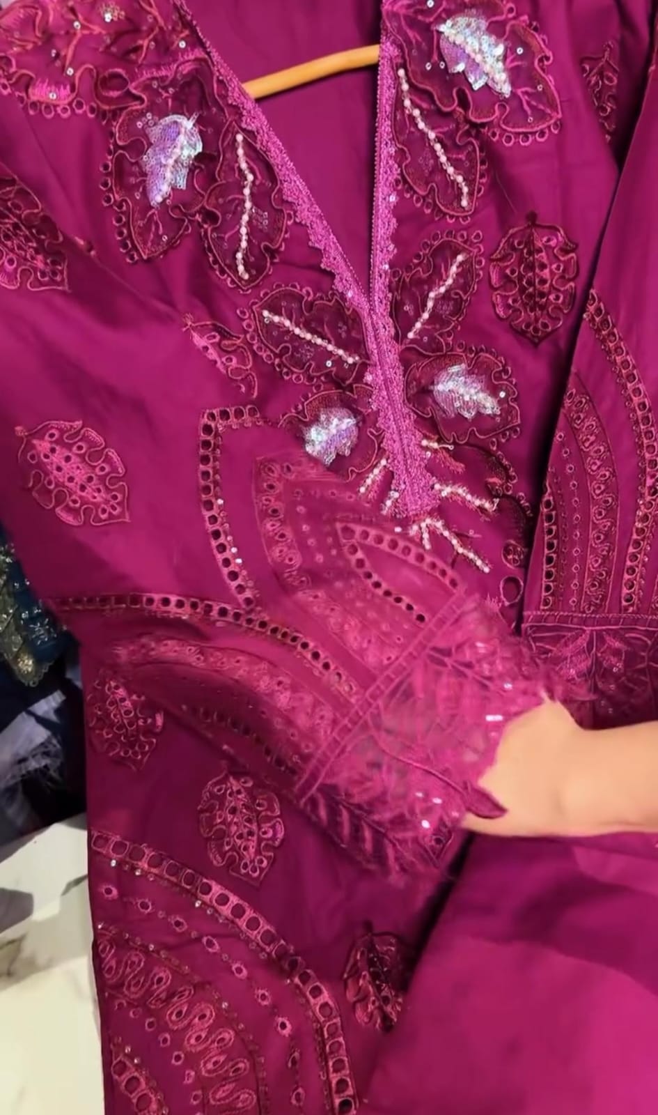 Luxury Embroidered 3 Piece Suit