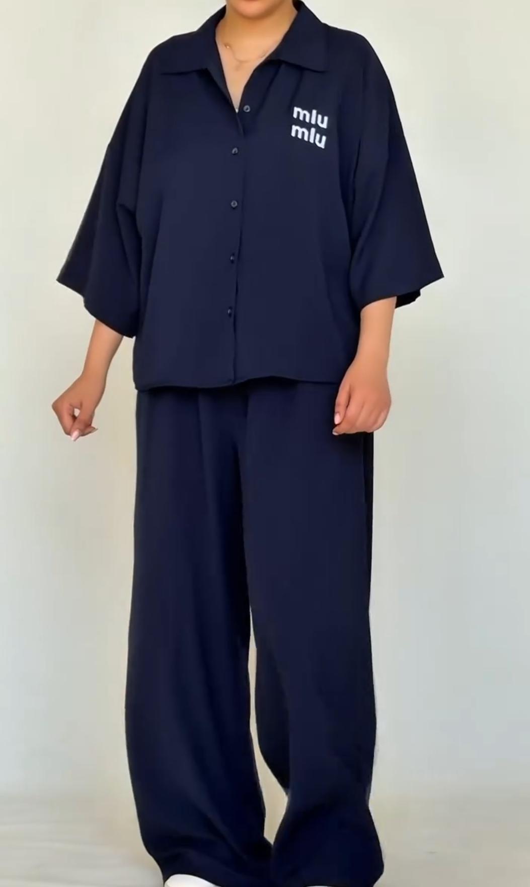Women Summer Shirt With Plazo Set
