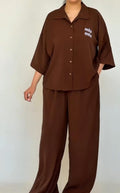 Women Summer Shirt With Plazo Set