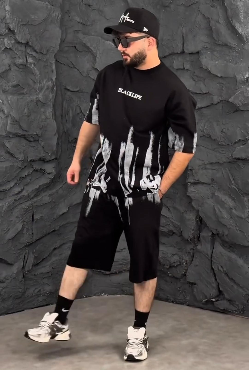 Men Summer Set  Pack of 2 T-Shirts with Shorts