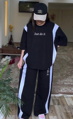 Women Co-Ord Set with Wide-Leg Plazo