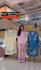 Floral Printed Co-Ord Set (Buy 1 Get 1 Free)