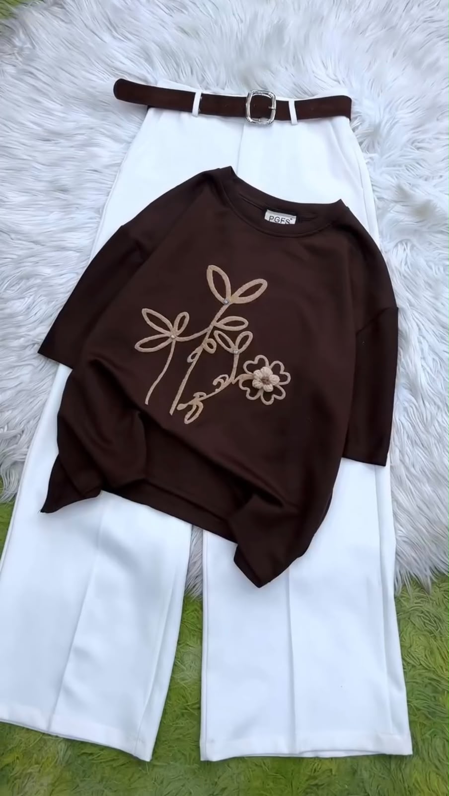 Women's Embroidered Sweatshirt & Trouser Co-Ord Set