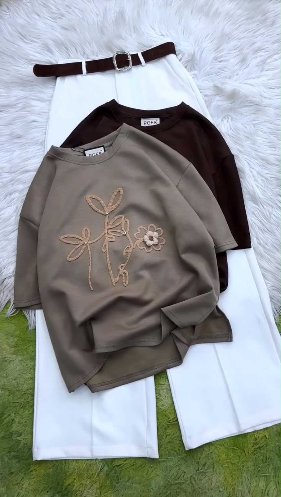 Women's Embroidered Sweatshirt & Trouser Co-Ord Set