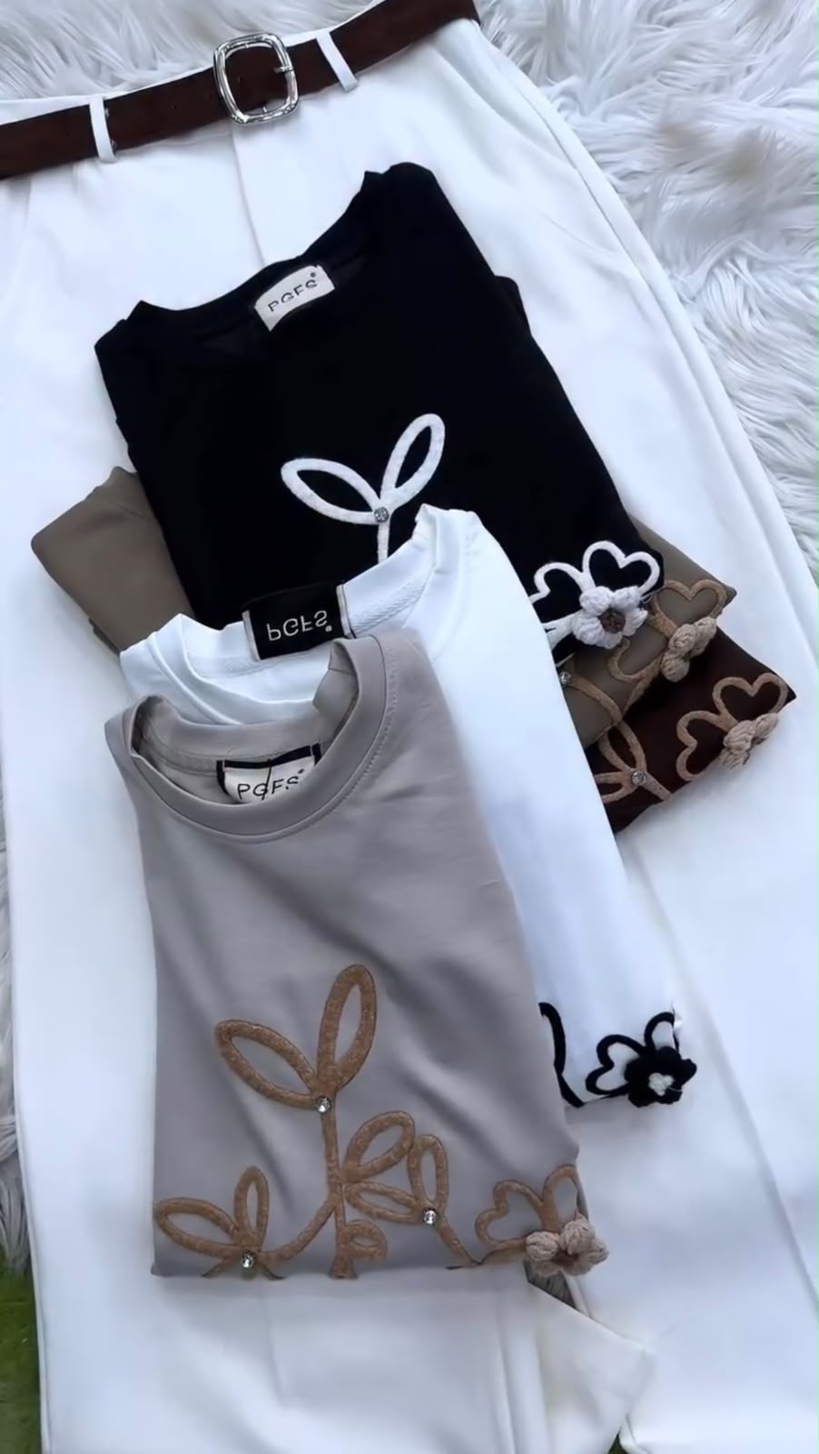 Women's Embroidered Sweatshirt & Trouser Co-Ord Set