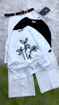 Women's Embroidered Sweatshirt & Trouser Co-Ord Set
