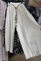 Women's Printed Shirt & Flared Plazo Set