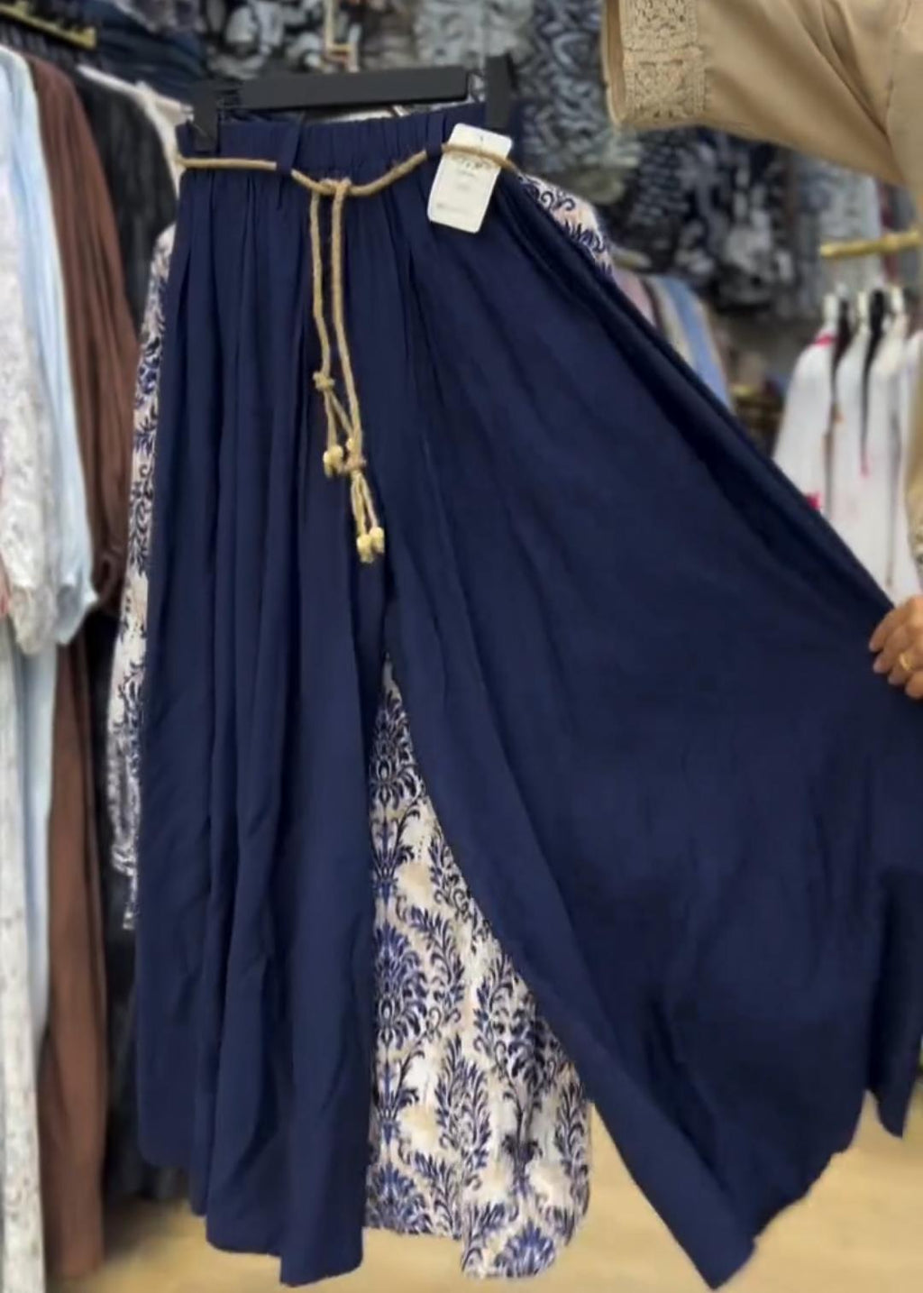 Women's Printed Shirt & Flared Plazo Set