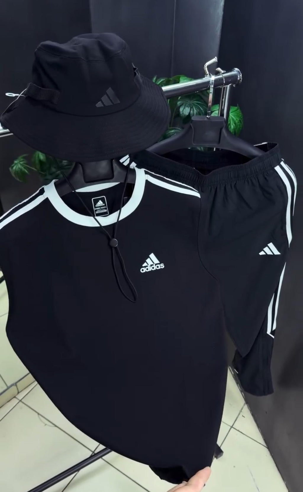 Pack of 2 Adidas Style Summer Tracksuit Set