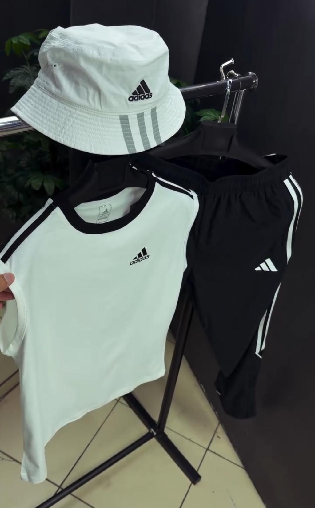Pack of 2 Adidas Style Summer Tracksuit Set