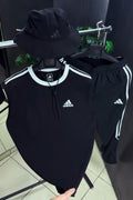 Pack of 2 Adidas Style Summer Tracksuit Set