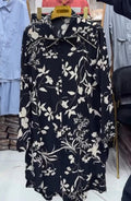 Printed Long Shirt With Plazo for Women