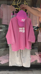 Women Summer Track Suit with Cap – 3 Pcs Set