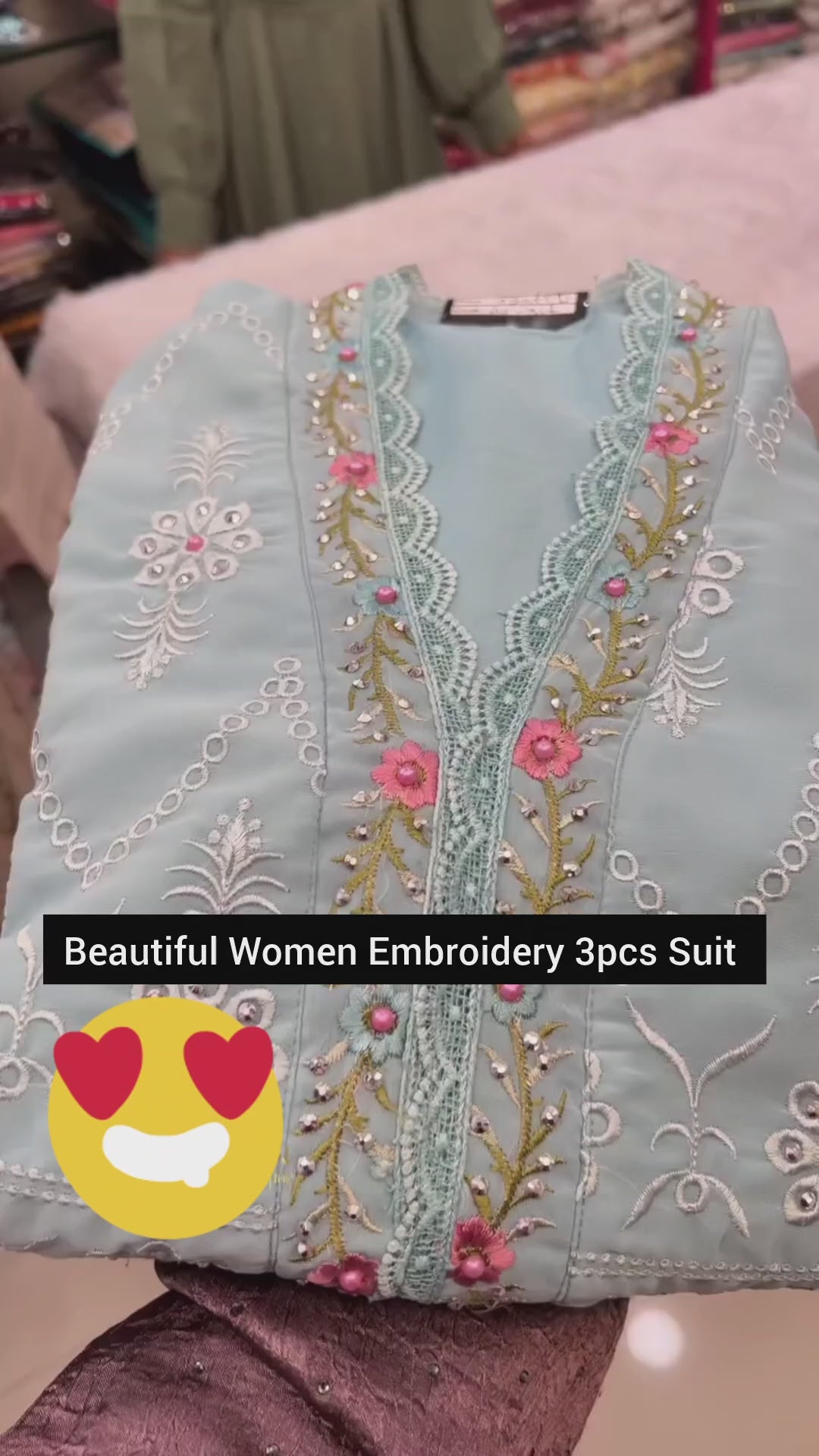 Beautiful Women Embroidery 3PCS Suit&nbsp;