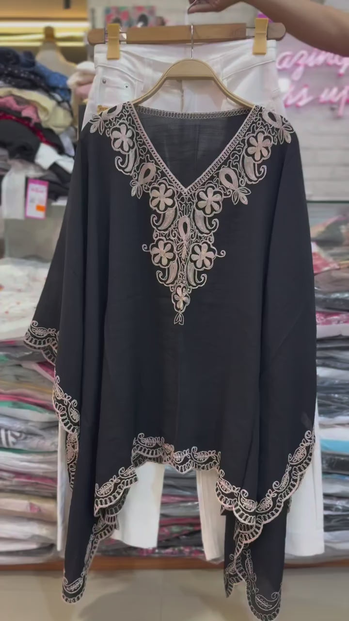 Elegant Embroidered Kaftan Top Collection